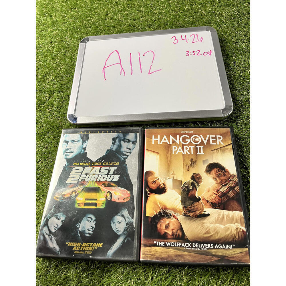 2 Fast 2 Furious & The‎ Hangover Part II DVD Set